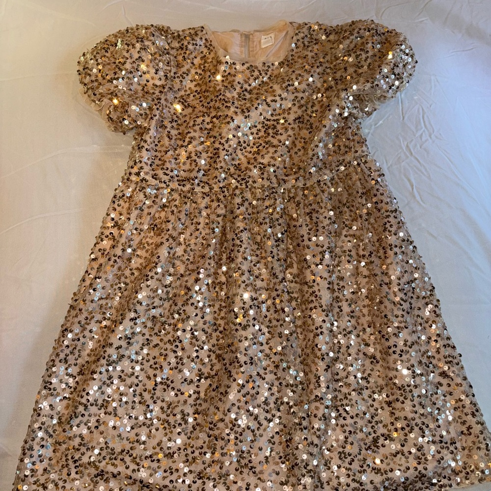 GAP Kids Gold Sequin Top